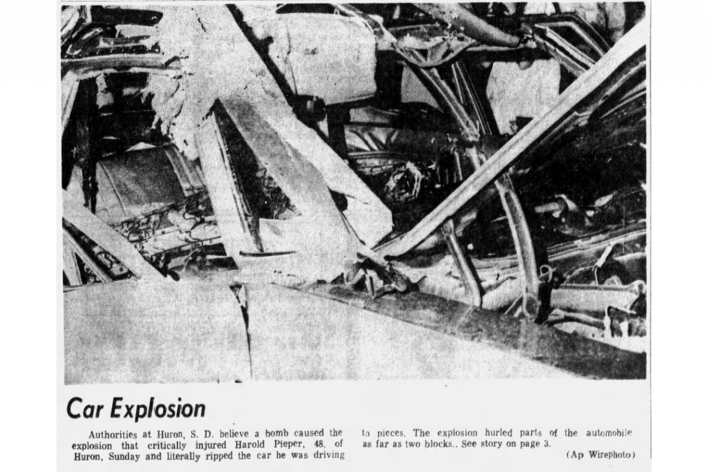 Huron South Dakota Bombing 1971